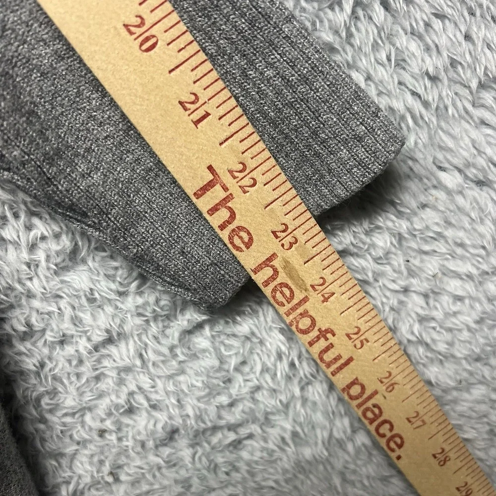 Joseph A. Turtleneck Sweater Poncho Womens XL Black Gray‎ Colorblock Oversized
